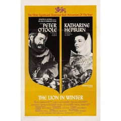 The Lion in Winter 1968 U.S. One Sheet Film Poster