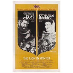 'The Lion in Winter' 1968 U.S. One Sheet Film Poster