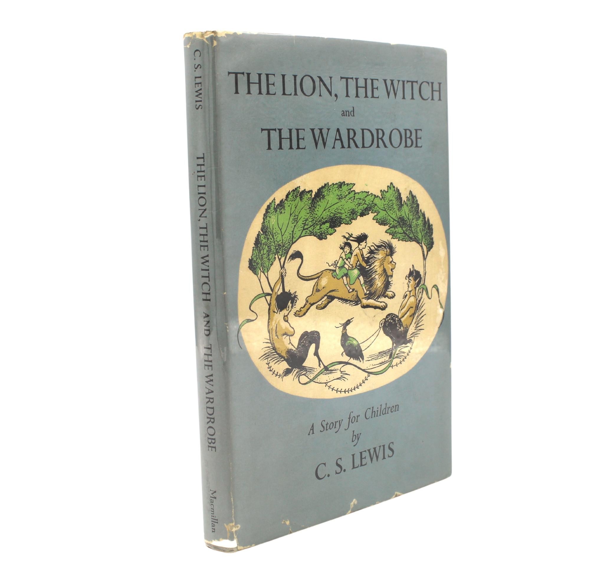Mid-Century Modern The Lion, The Witch, and The Wardrobe by C. S. Lewis, First US Edition in DJ For Sale
