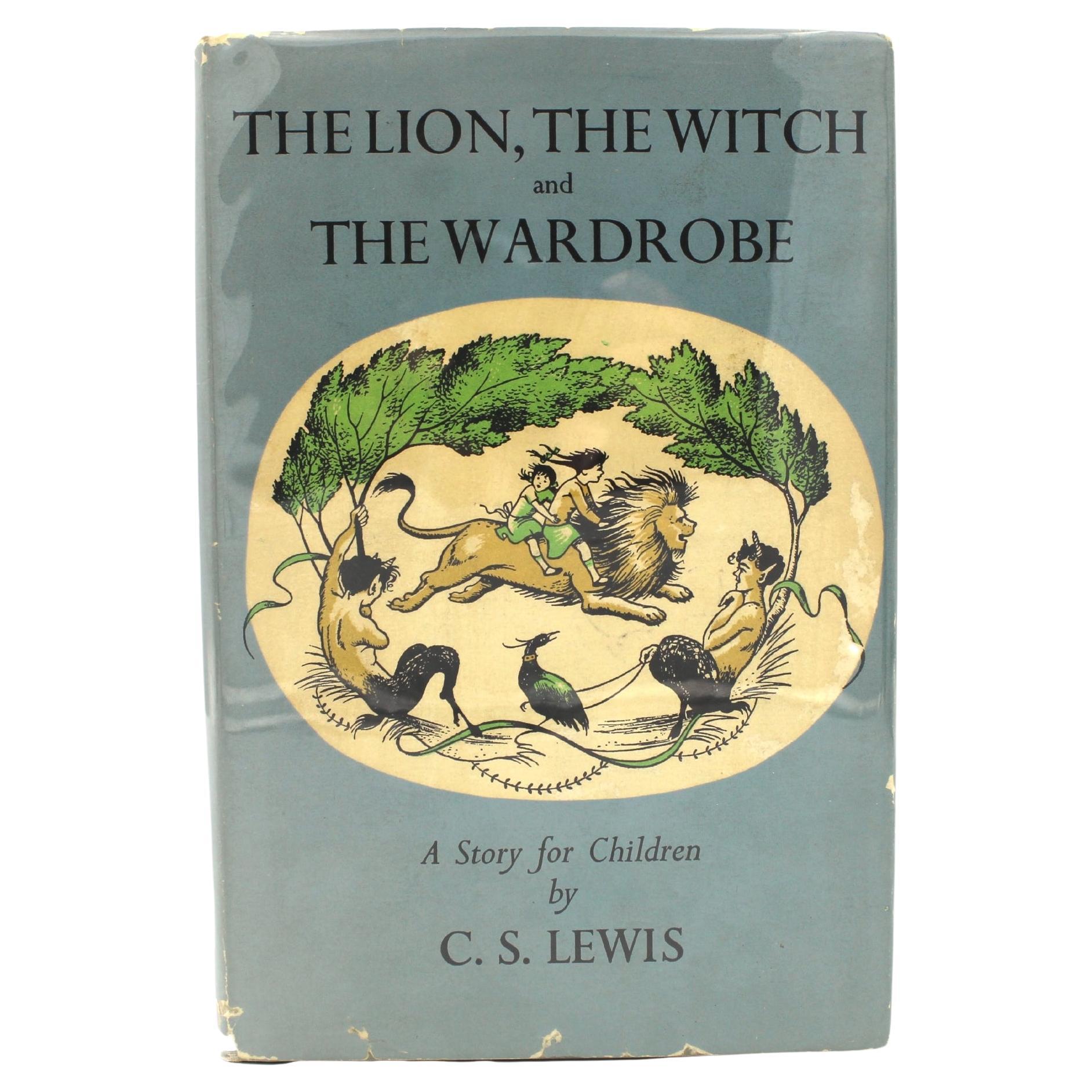 The Lion, The Witch, and The Wardrobe by C. S. Lewis, First US Edition in DJ