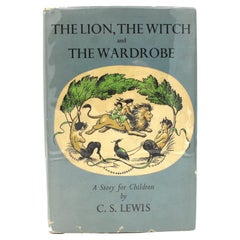 Vintage The Lion, The Witch, and The Wardrobe by C. S. Lewis, First US Edition in DJ