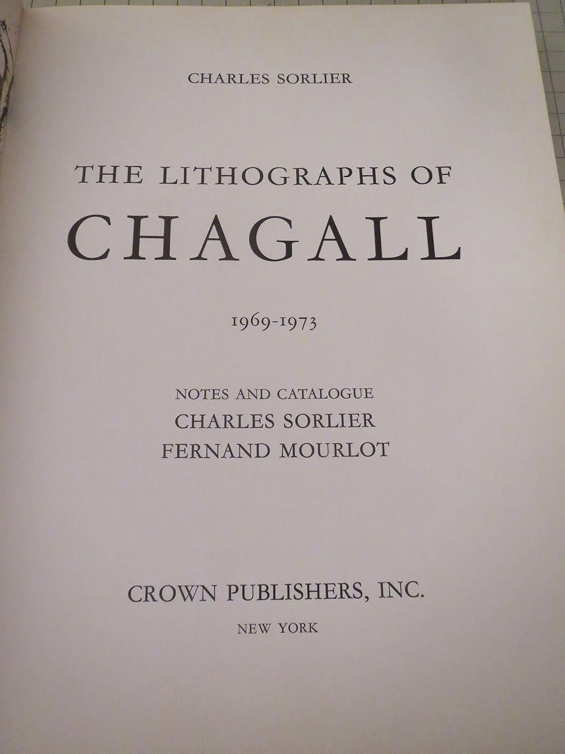 German The Lithographs of Chagall VOL. IV For Sale