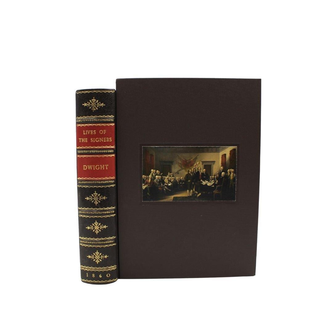 Milieu du XIXe siècle « The Lives of the Signers of the Declaration of Independence » de N. Dwight, 1860 en vente