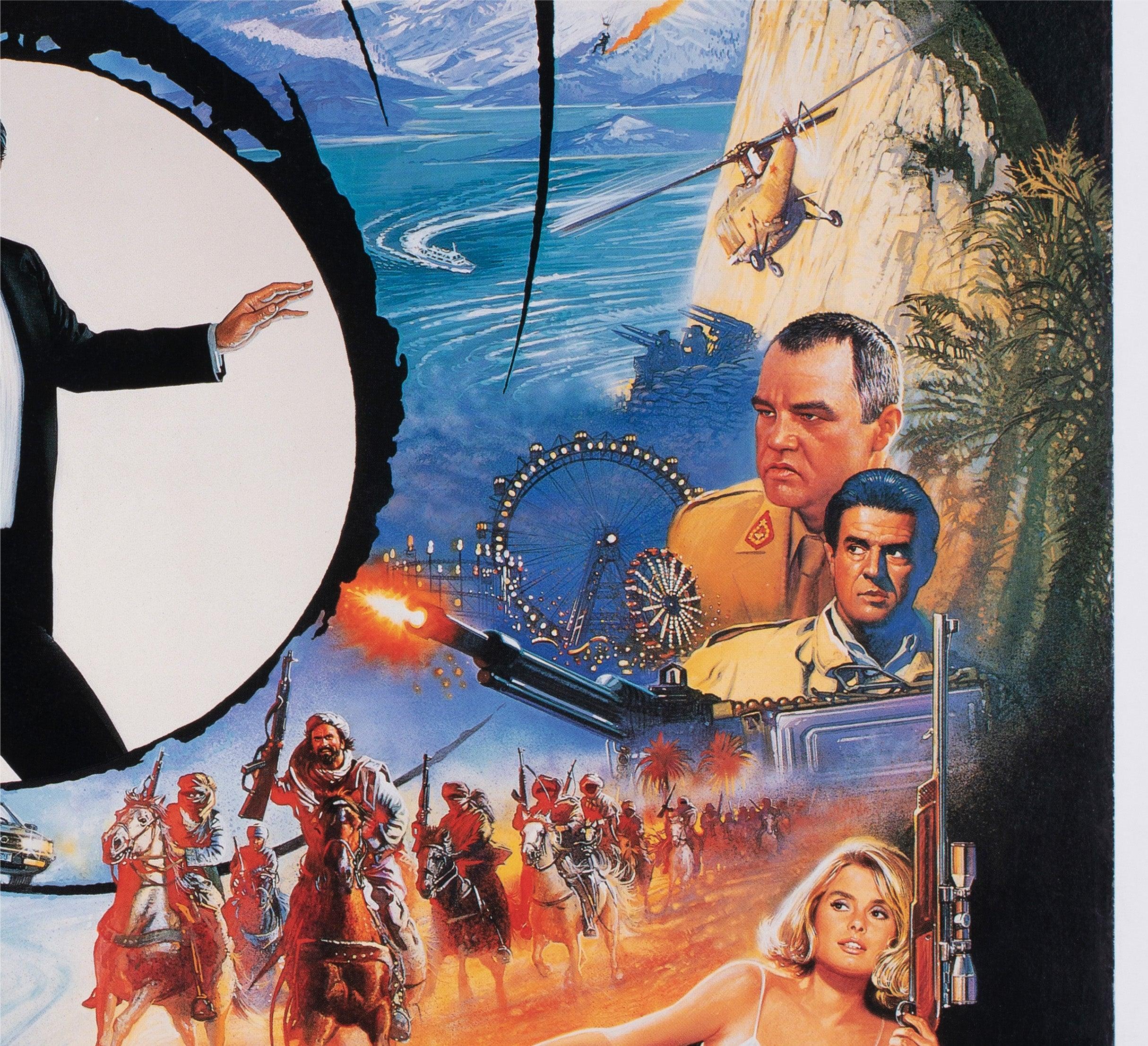 The Living Daylights 1987 Japanese B1 Film Poster, Brian Bysouth For Sale 1