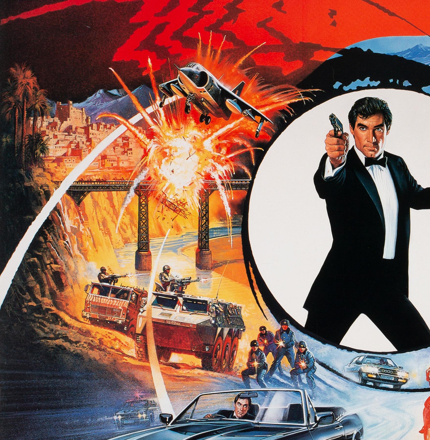 The Living Daylights 1987 Japanese B2 Film Movie Poster, James Bond In Excellent Condition In Bath, Somerset