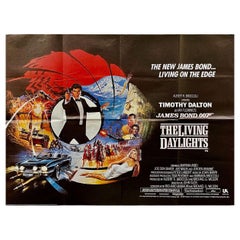 The Living Daylights, affiche non encadrée, 1987