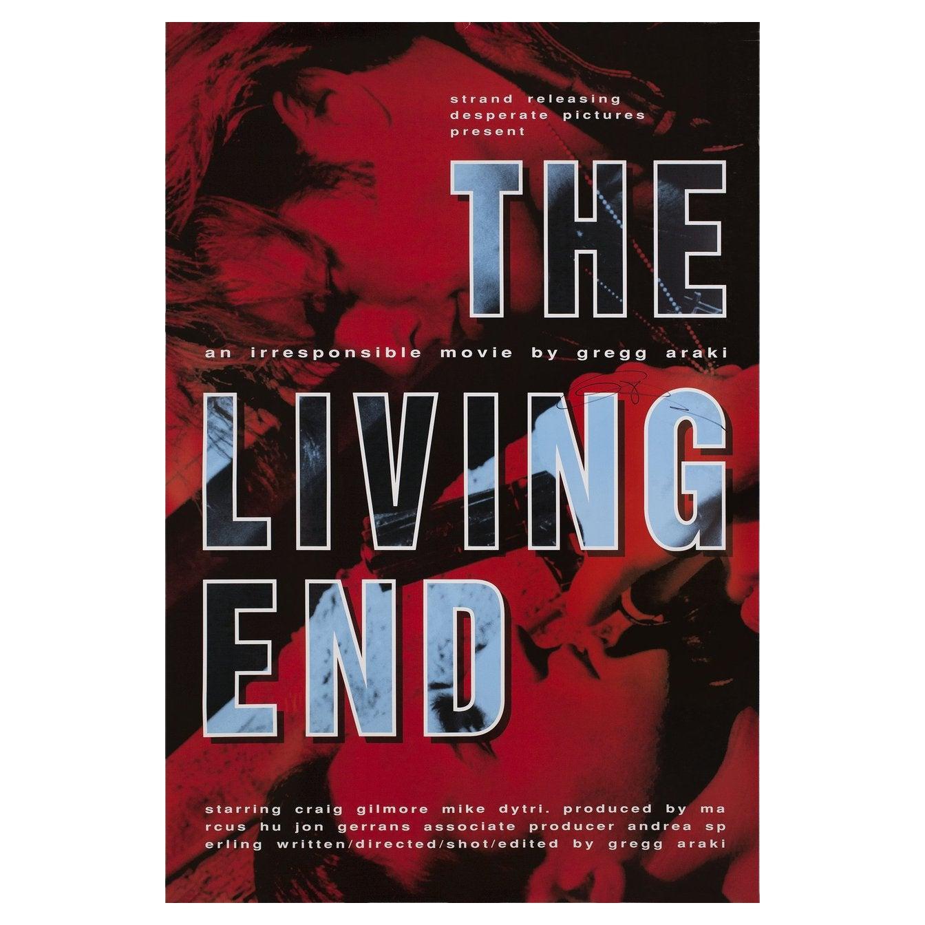 The Living End 1992 U.S. One Sheet Film Poster Signed