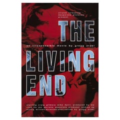 Vintage The Living End 1992 U.S. One Sheet Film Poster Signed