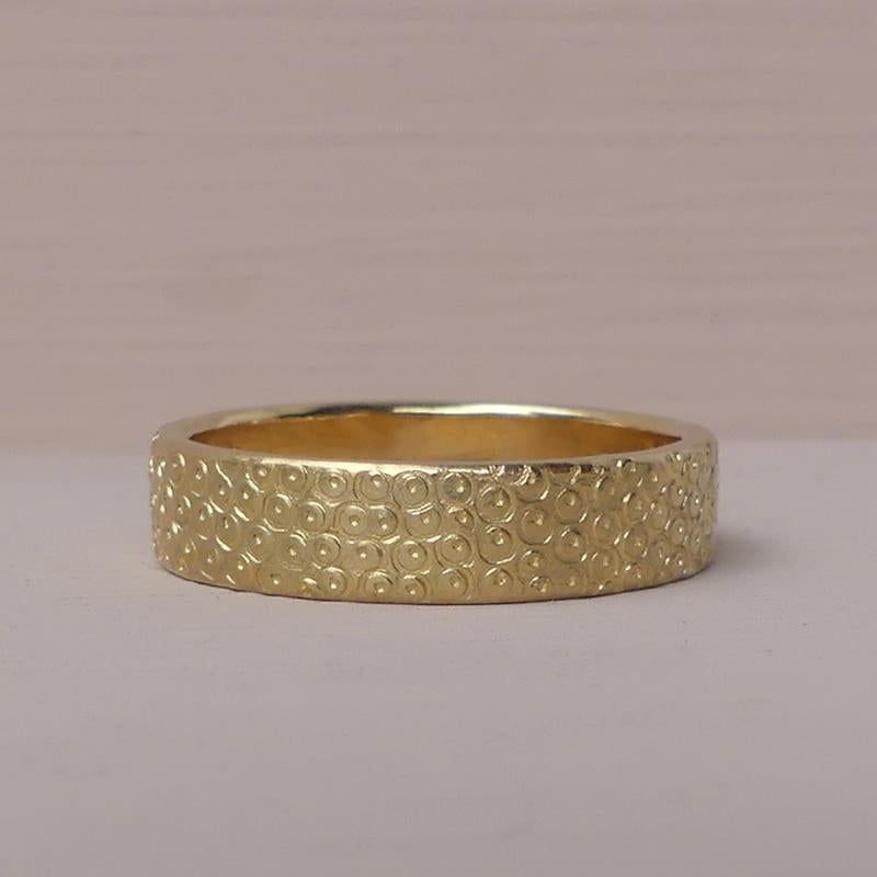For Sale:  The Logan Men's Ethical Ring 18ct Fairmined Gold 3