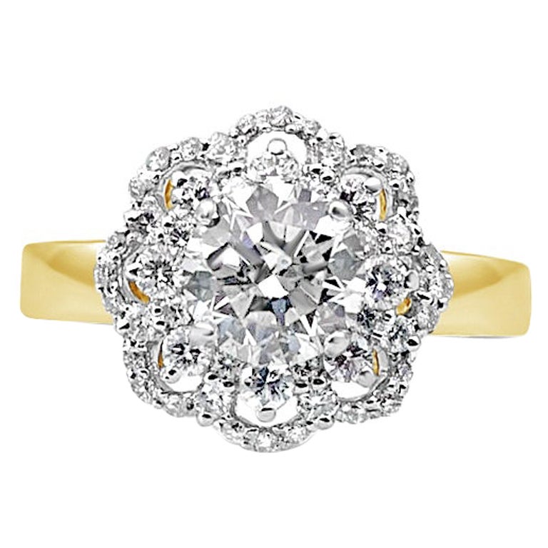 Anillo Lona - Diamante de 1,03 quilates, oro amarillo de 18 quilates