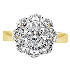 The Lona Ring - 1.03 Carat Diamond 18K Yellow Gold