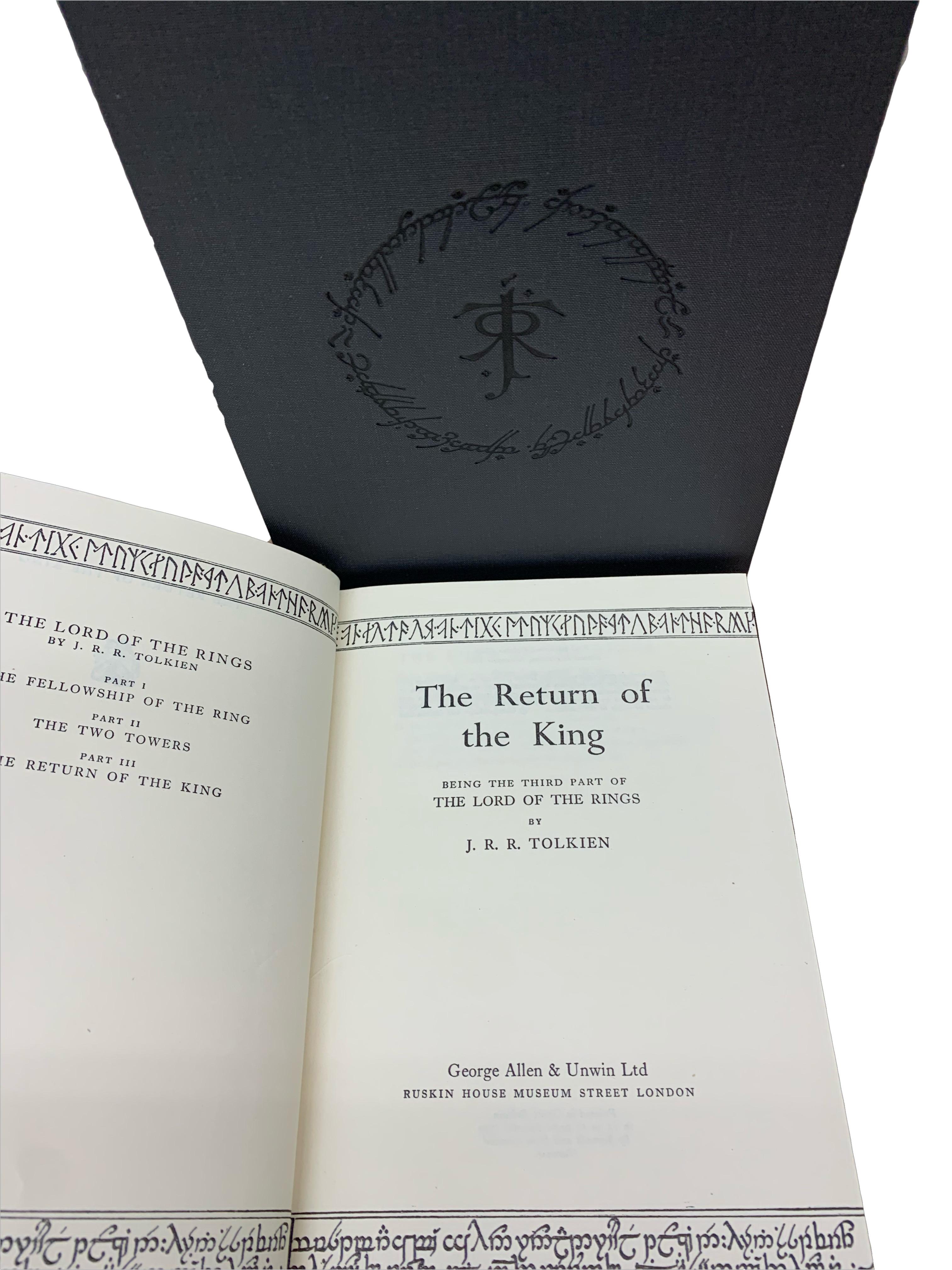 The Lord of the Rings Trilogy by J.R.R. Tolkien, In Three Vol. Complete, 1955-56 6