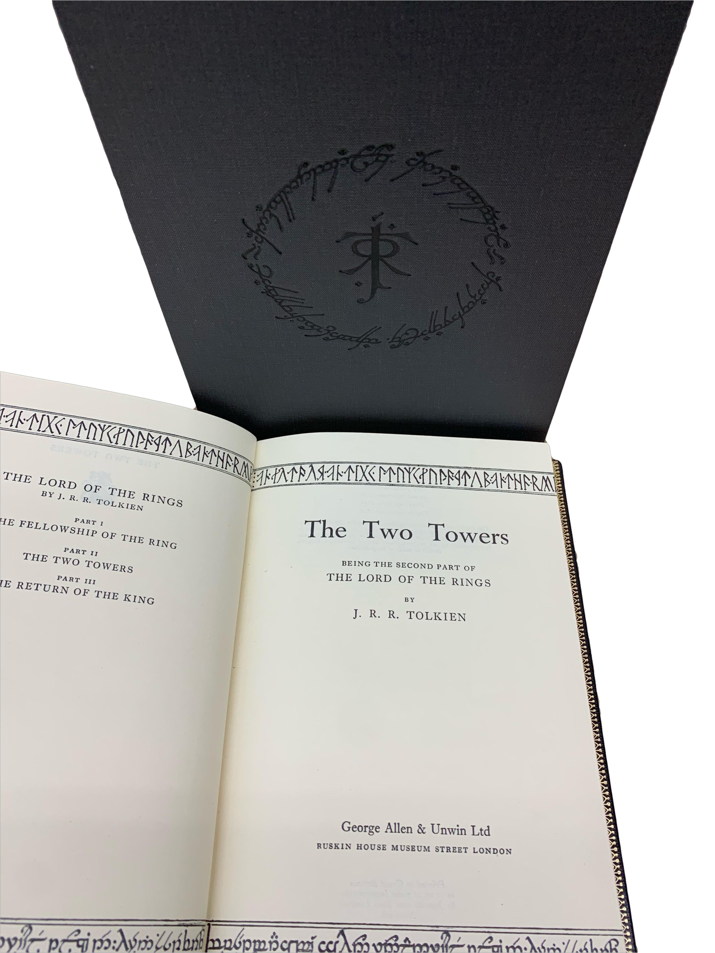 The Lord of the Rings Trilogy by J.R.R. Tolkien, In Three Vol. Complete, 1955-56 8
