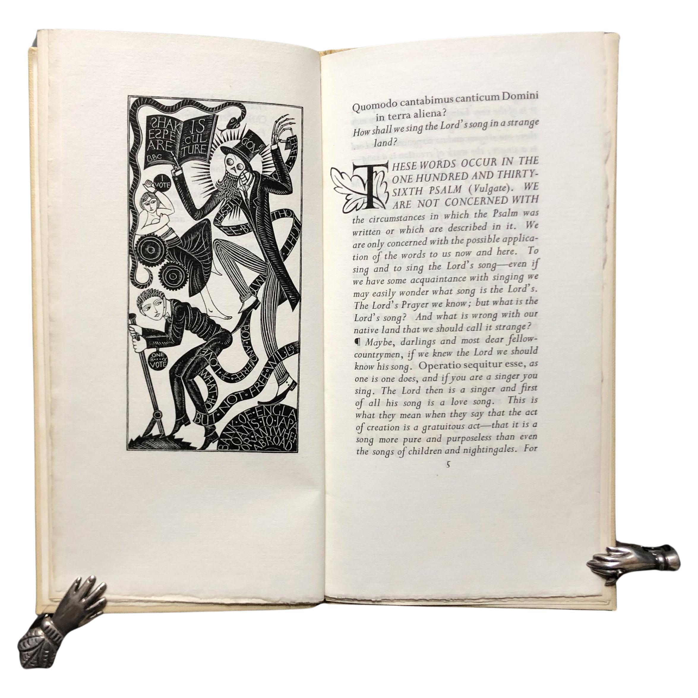 The Lord's Song: A Sermon by Eric Gill – GOLDEN COCKEREL PRESS