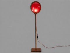 The Lore Lamp. Brazilian Solid Wood and 1960s traffic signal lenses.