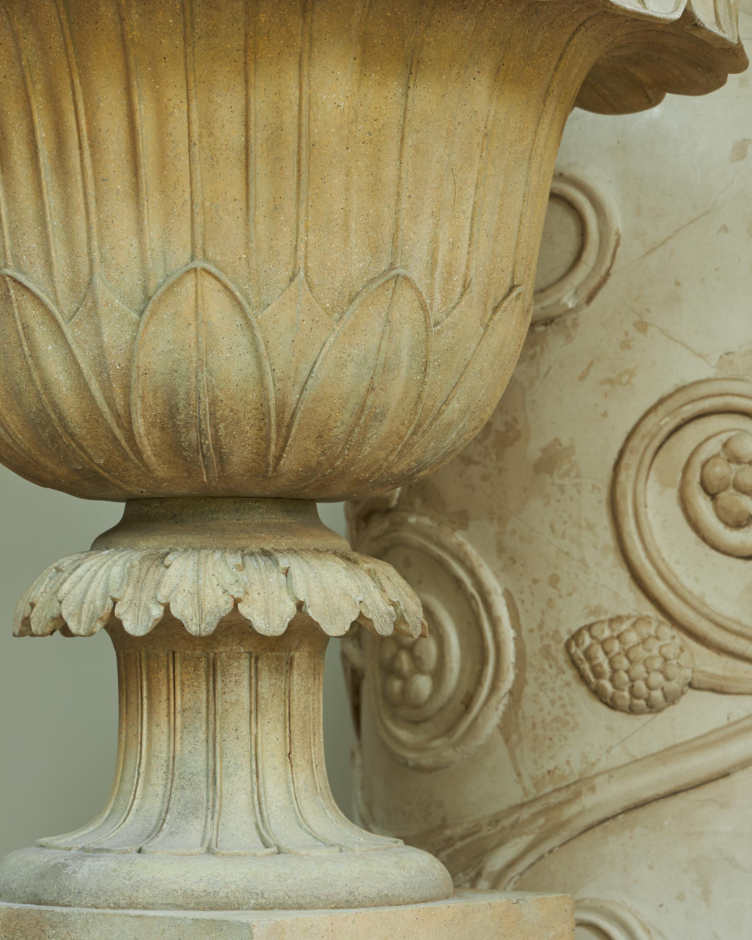 European The Lotus Urn For Sale