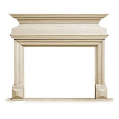 The Louis XIII: A Classical Stone Fireplace in the Style of the Louis XIII Era