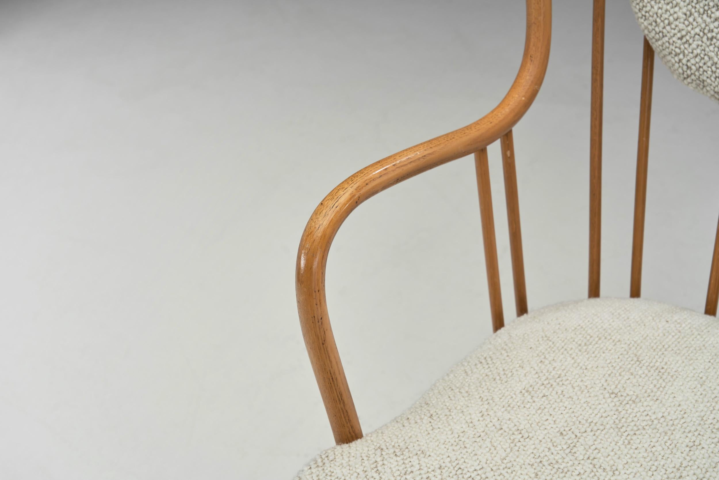 Loungesessel von Aage Herman Olsen für Fritz Hansen, Dänemark 1940er Jahre im Angebot 3