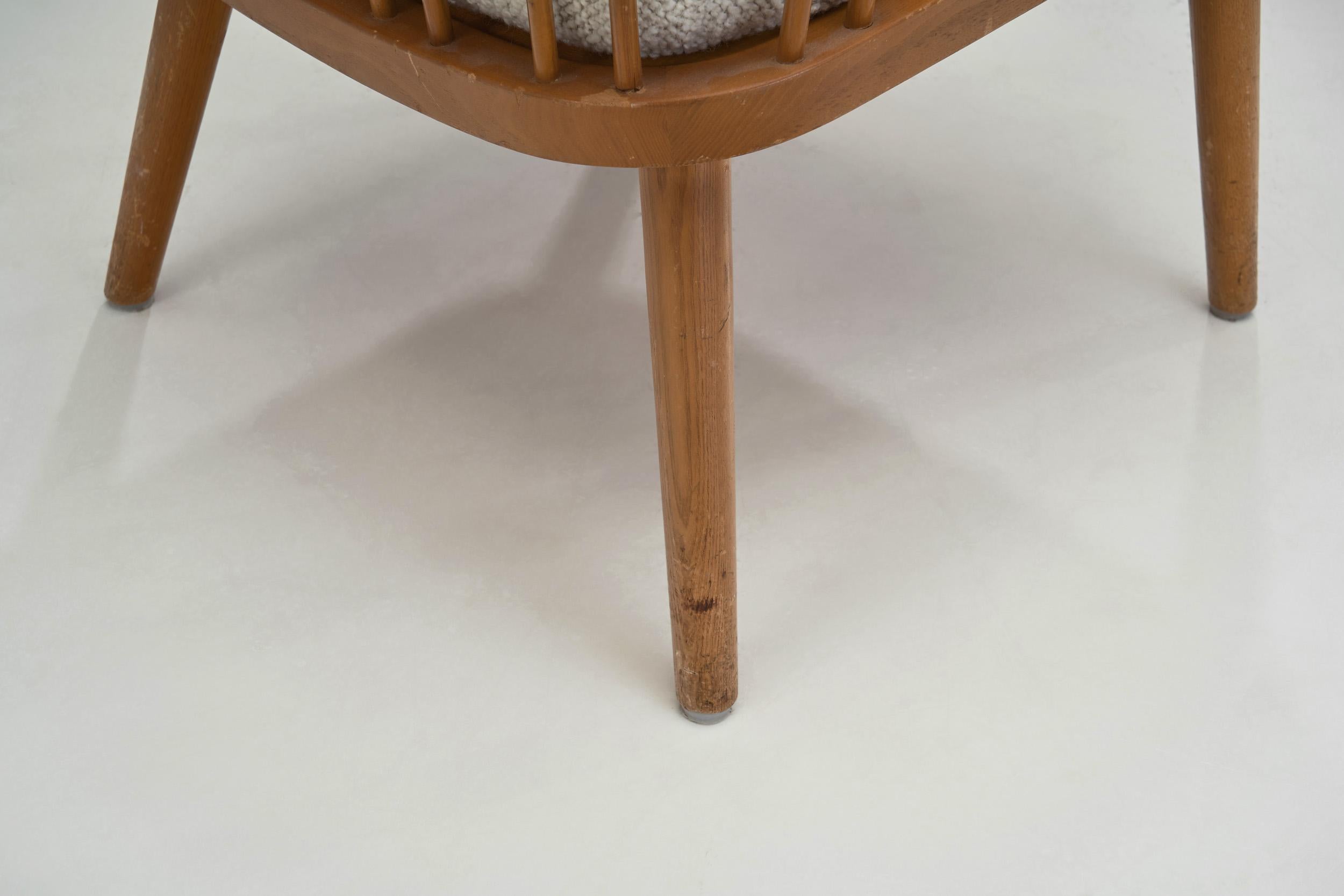 Loungesessel von Aage Herman Olsen für Fritz Hansen, Dänemark 1940er Jahre im Angebot 8