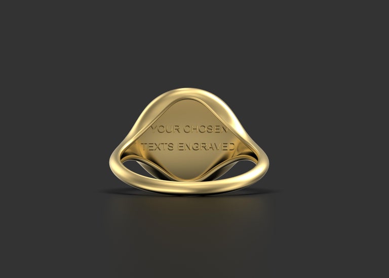 For Sale:  The Love Heart Ring, 14K Yellow Gold 5