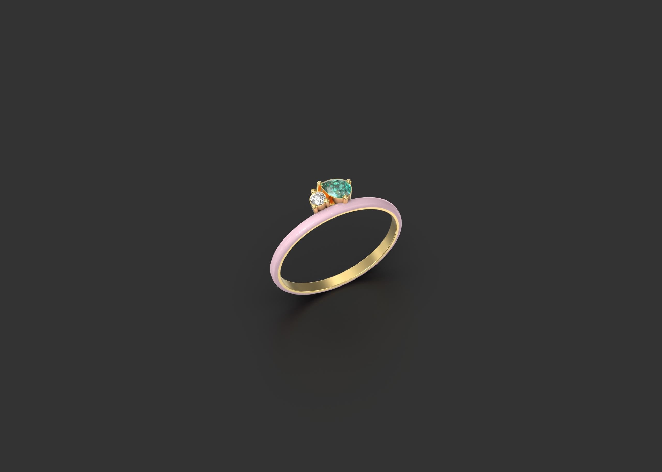 For Sale:  'Love Me' Ring, 14k Yellow Gold 3