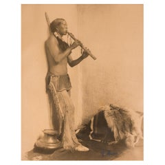 "La Canción de Amor" Fotografía en tono dorado de Carl Moon