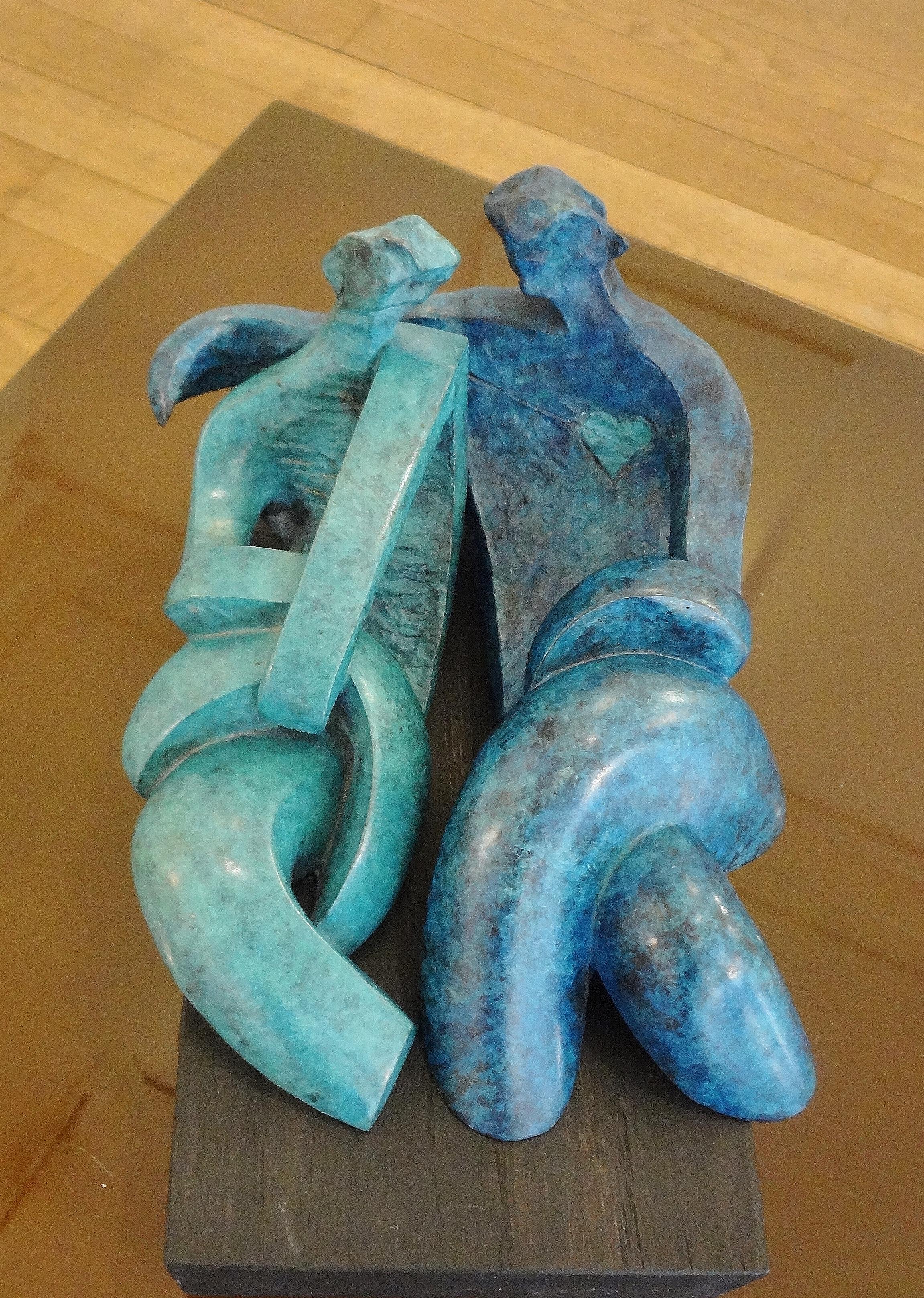 French The Lovers, Bronze Sculpture by Capo Di Feltre, 2000s For Sale