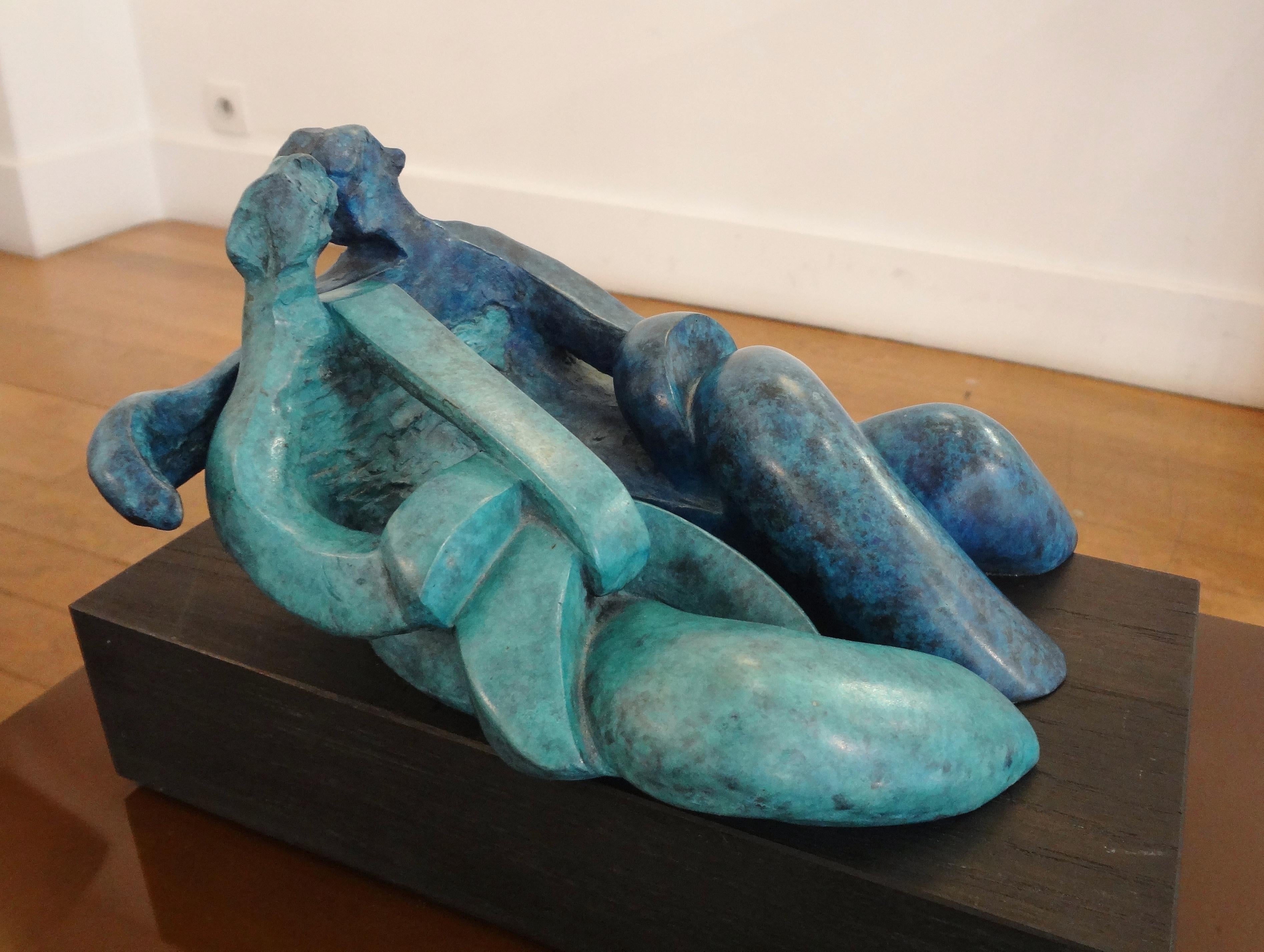 The Lovers, Bronze Sculpture by Capo Di Feltre, 2000s In Good Condition For Sale In Paris, FR