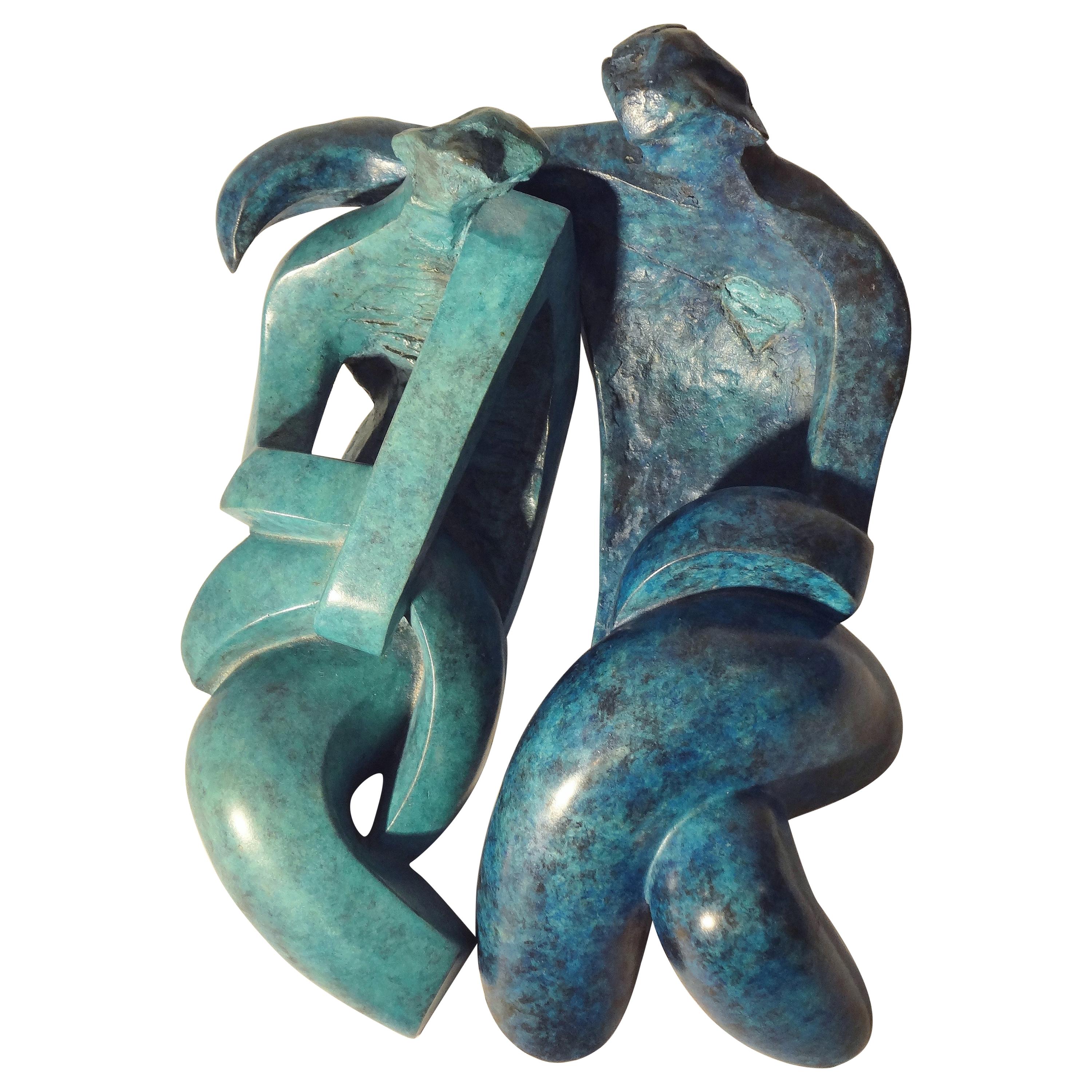 The Lovers, Bronze Sculpture by Capo Di Feltre, 2000s For Sale