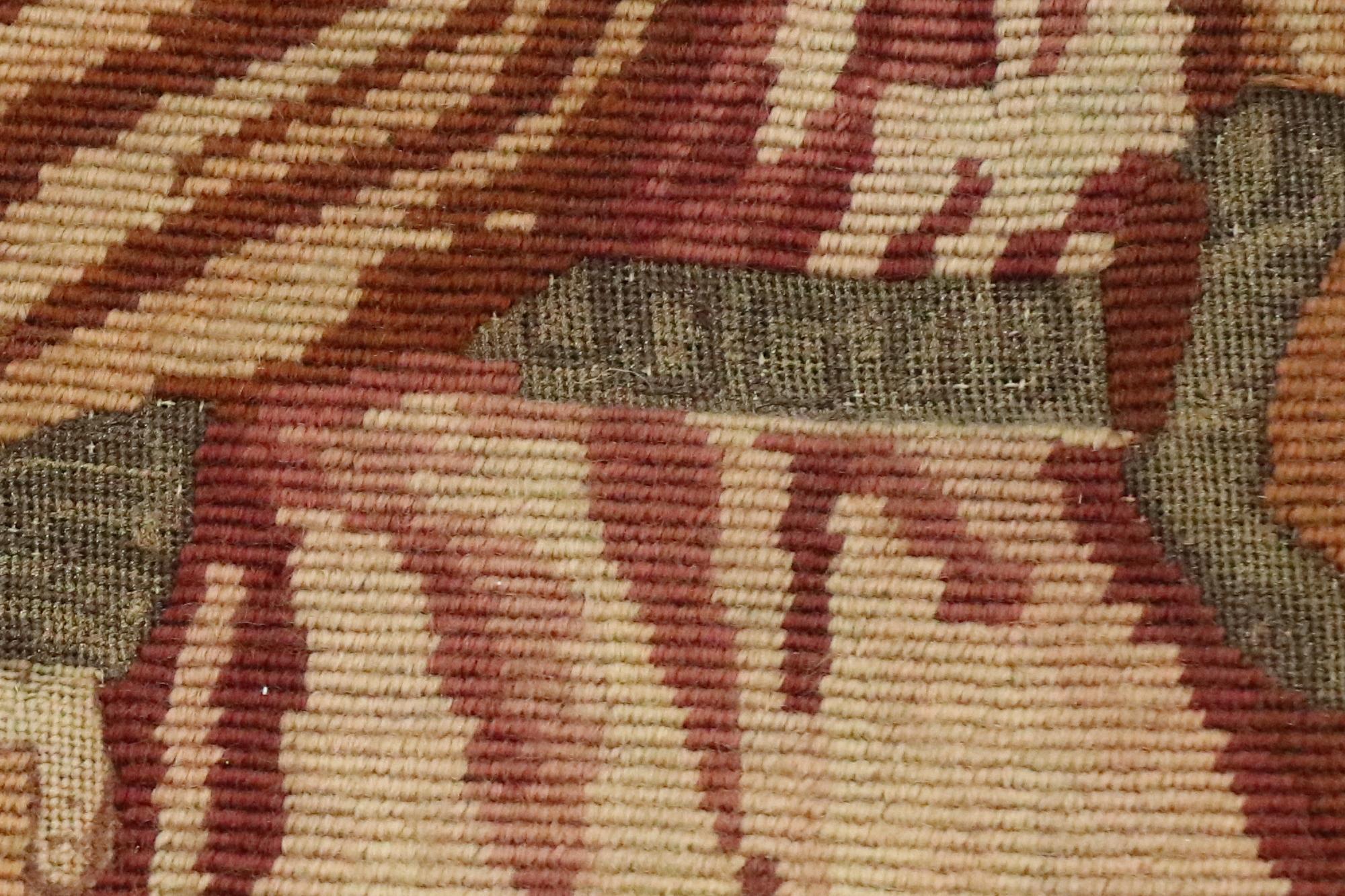 Antiker englischer Tristan- und Isolde-Wandteppich aus Nadelspitze mit mittelalterlichem Stil im Angebot 4