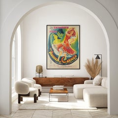 The Loves of Carmen 1948 French Grande Film Poster, Constantin Belinsky