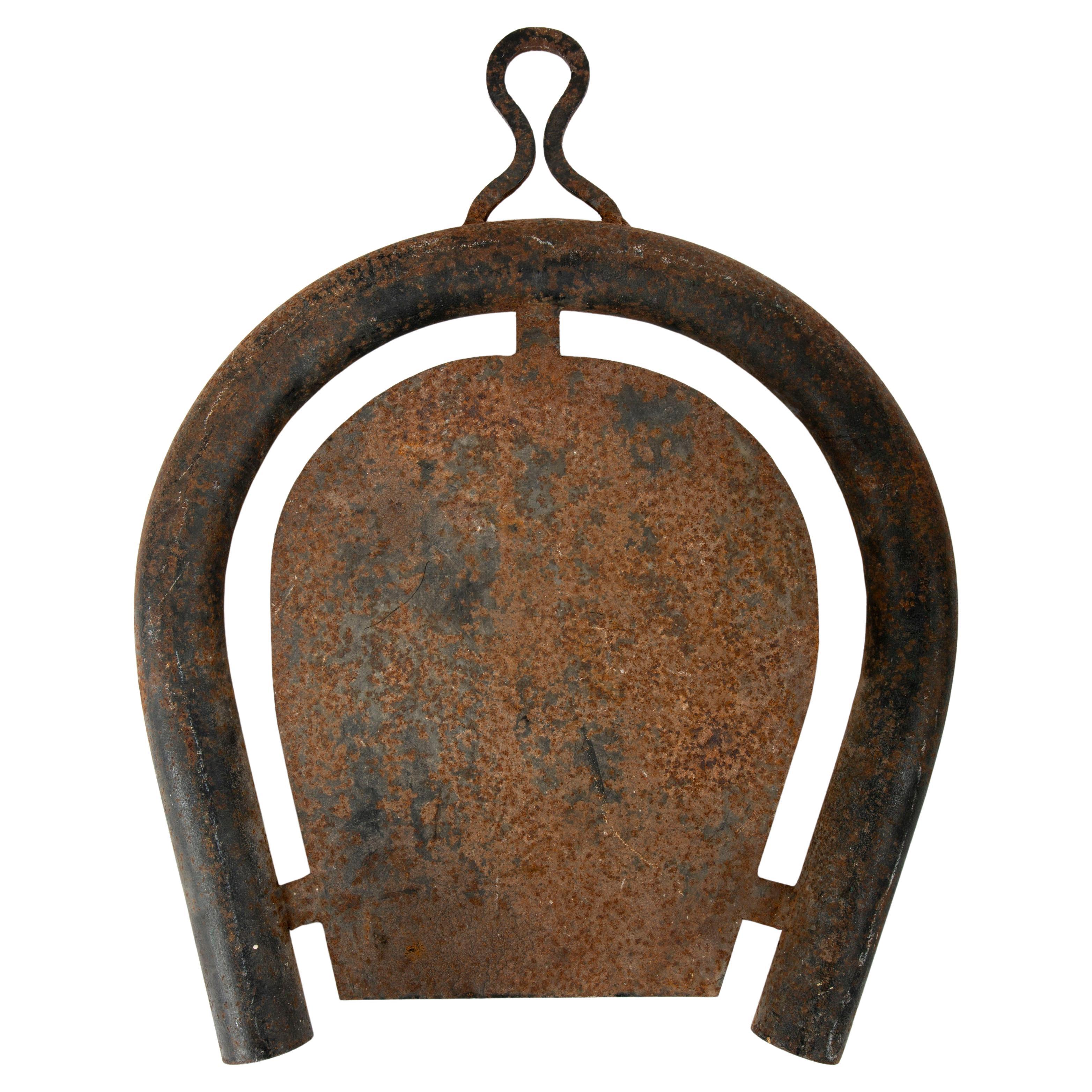 The Lucky Sign: Early 20th Century Cast Iron Horseshoe Trade Sign