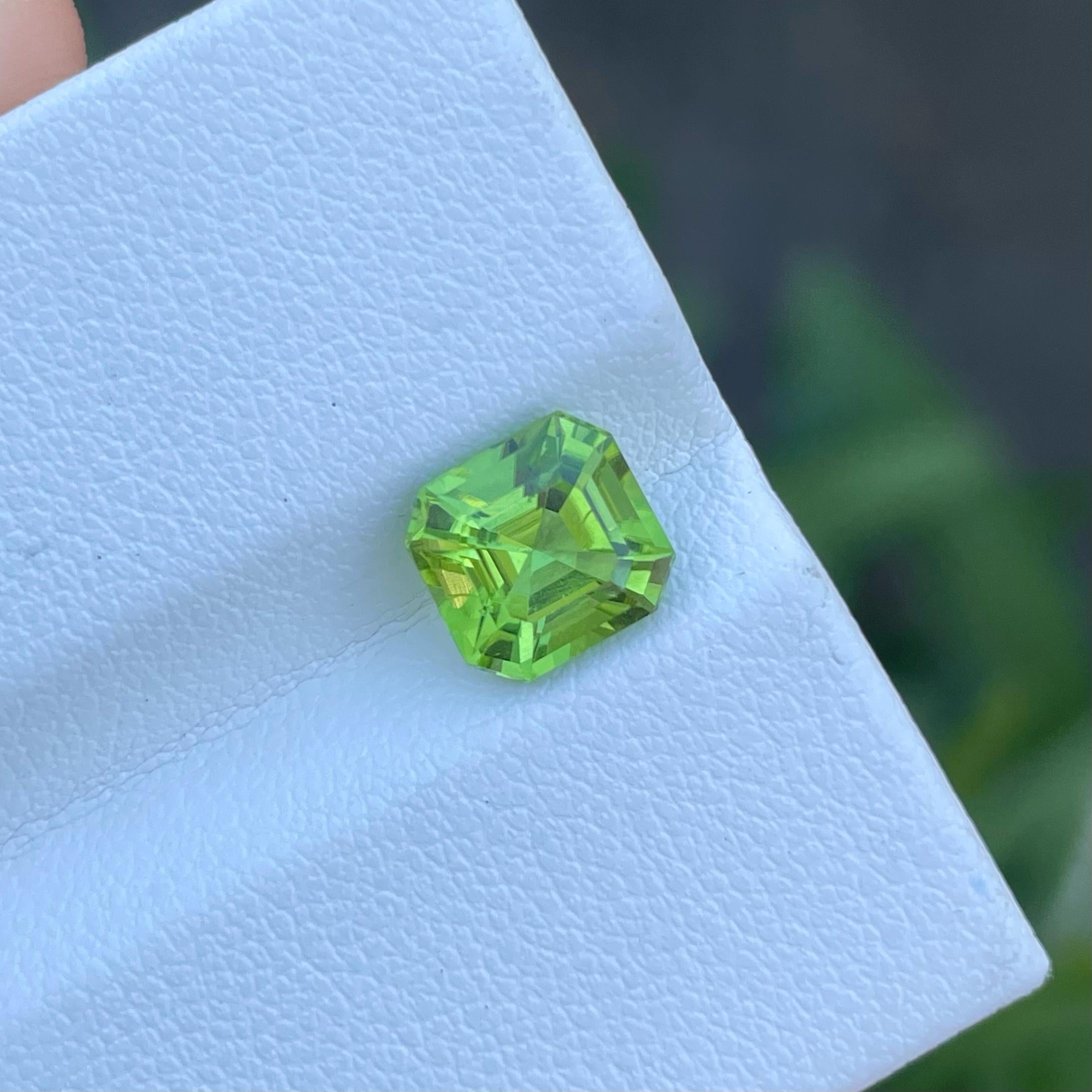 Modern The Luminous Beauty of Apple Green Peridot Stones A Sparkle of Nature's Renewal