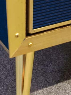 The luxury glass sideboard four doors handmade by JUSTFURNITURESS DESIGN