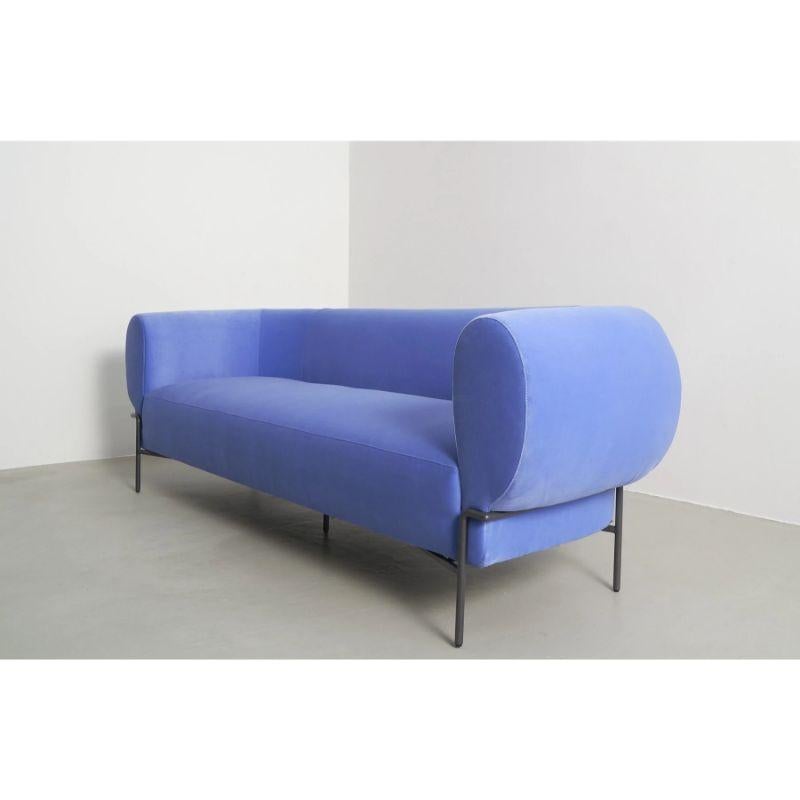cornflower blue sofa