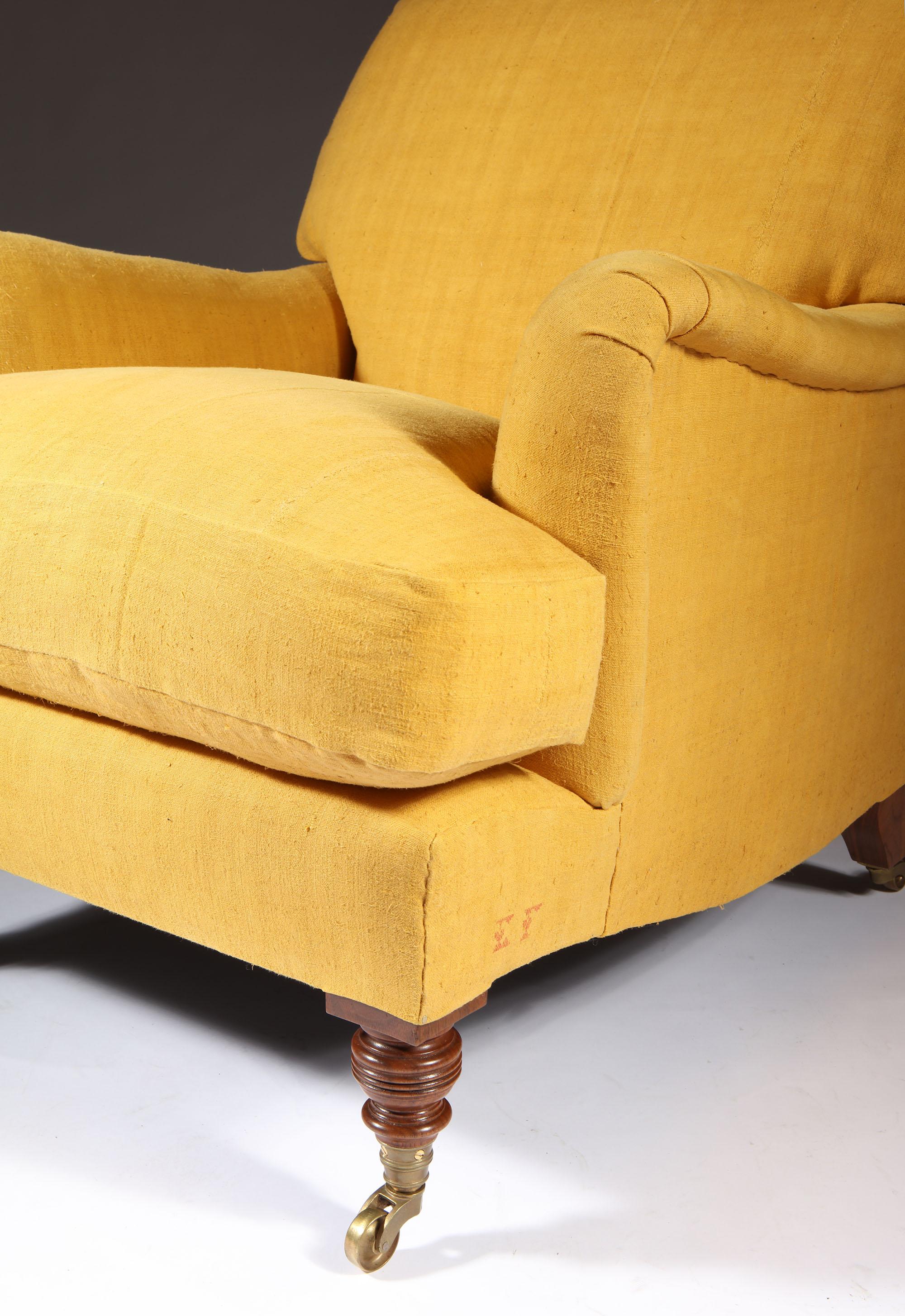 The Maddox Easy Chair, Modelled on a Howard and Sons Armchair, Upholstered 3