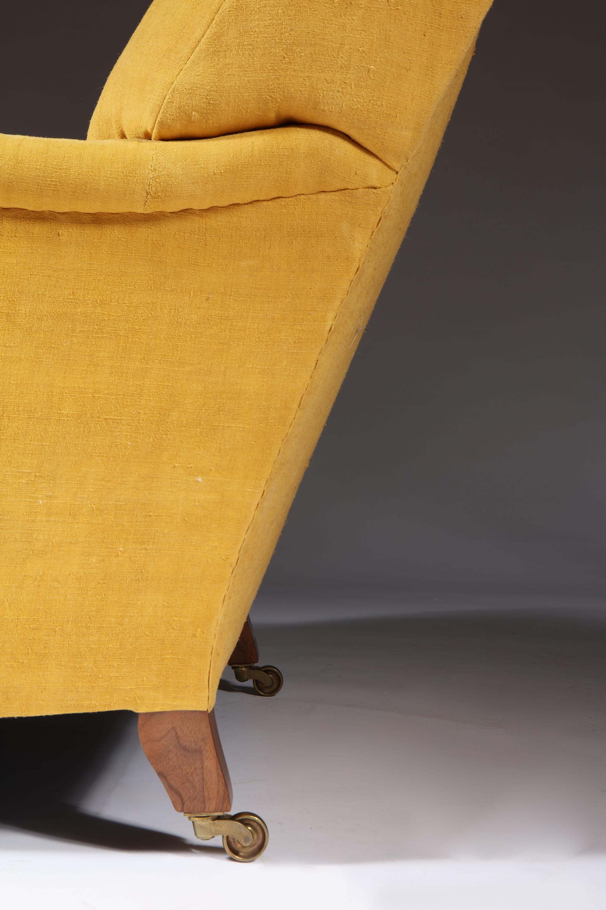 English The Maddox Easy Chair, Modelled on a Howard and Sons Armchair, Upholstered
