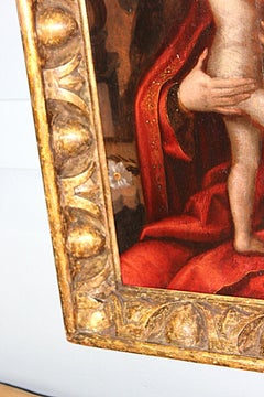 Madonna fiamminga del XVI secolo in un roseto