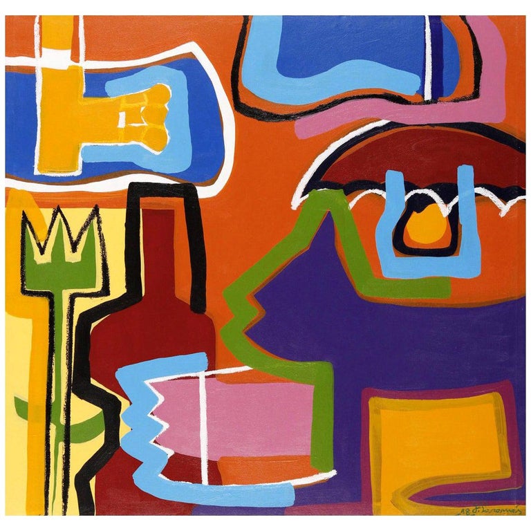 The Magical Colors Contemporary Art Abstract Expressionist