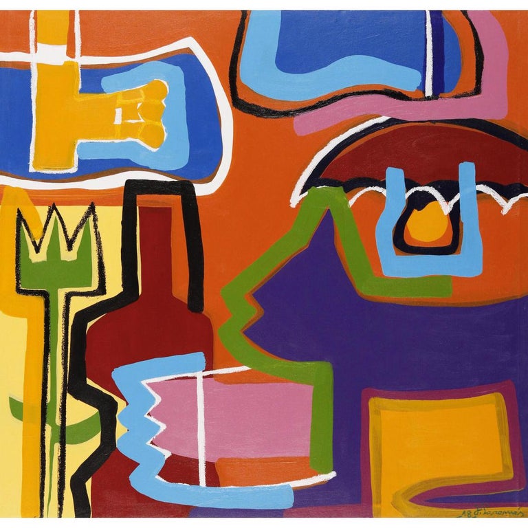 The Magical Colors Contemporary Art Abstract Expressionist