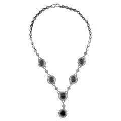 Luxuriöse 14K 32,23ctw Diamant-Anhänger-Halskette - Exquisite Statement-Schmuck