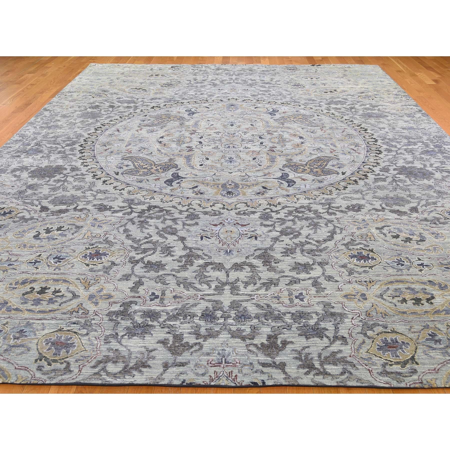 Other The Maharaja Pure Silk with Oxidized Wool Hand Knotted Oriental Rug