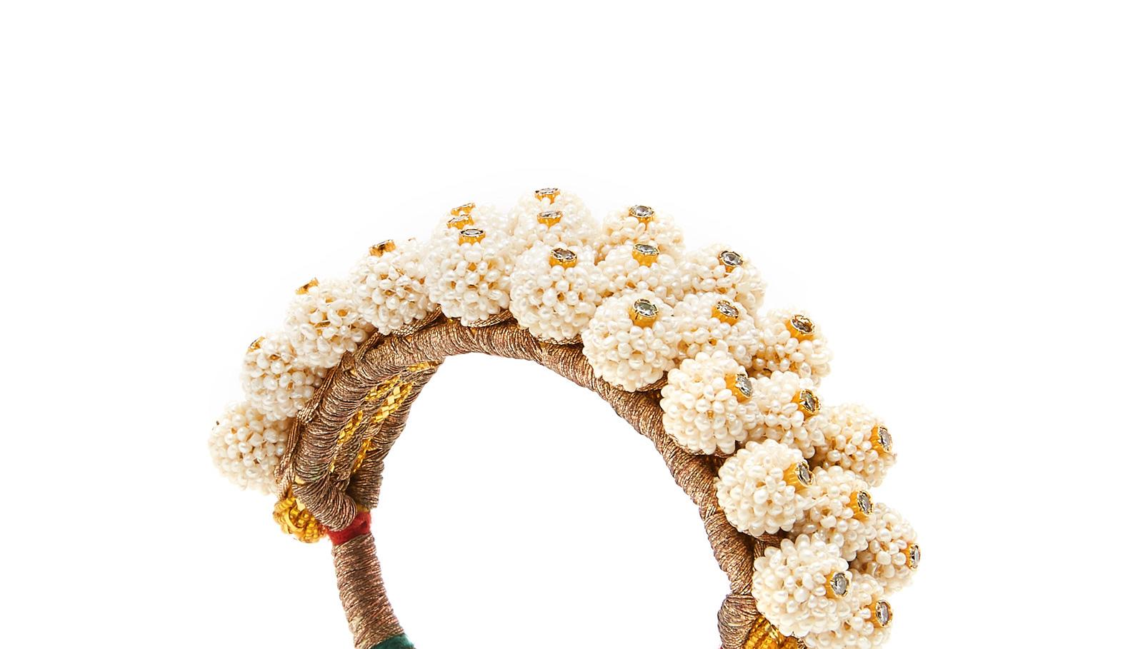 Maharani Pearl Cuff Bracelet  In New Condition In Los Angeles, CA