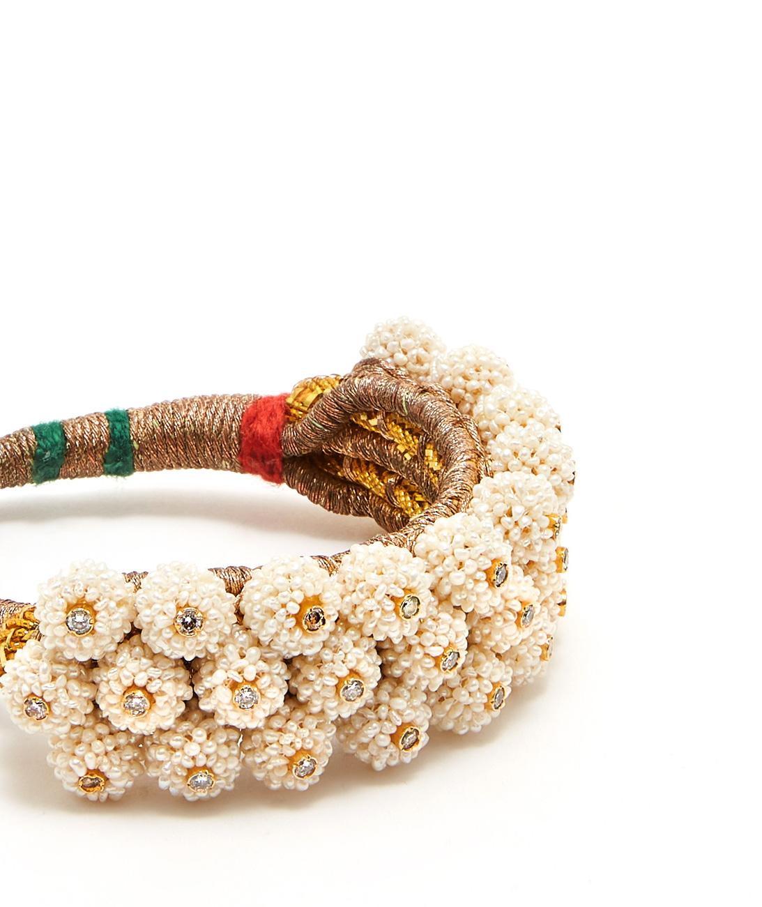 Women's or Men's Maharani Pearl Cuff Bracelet 