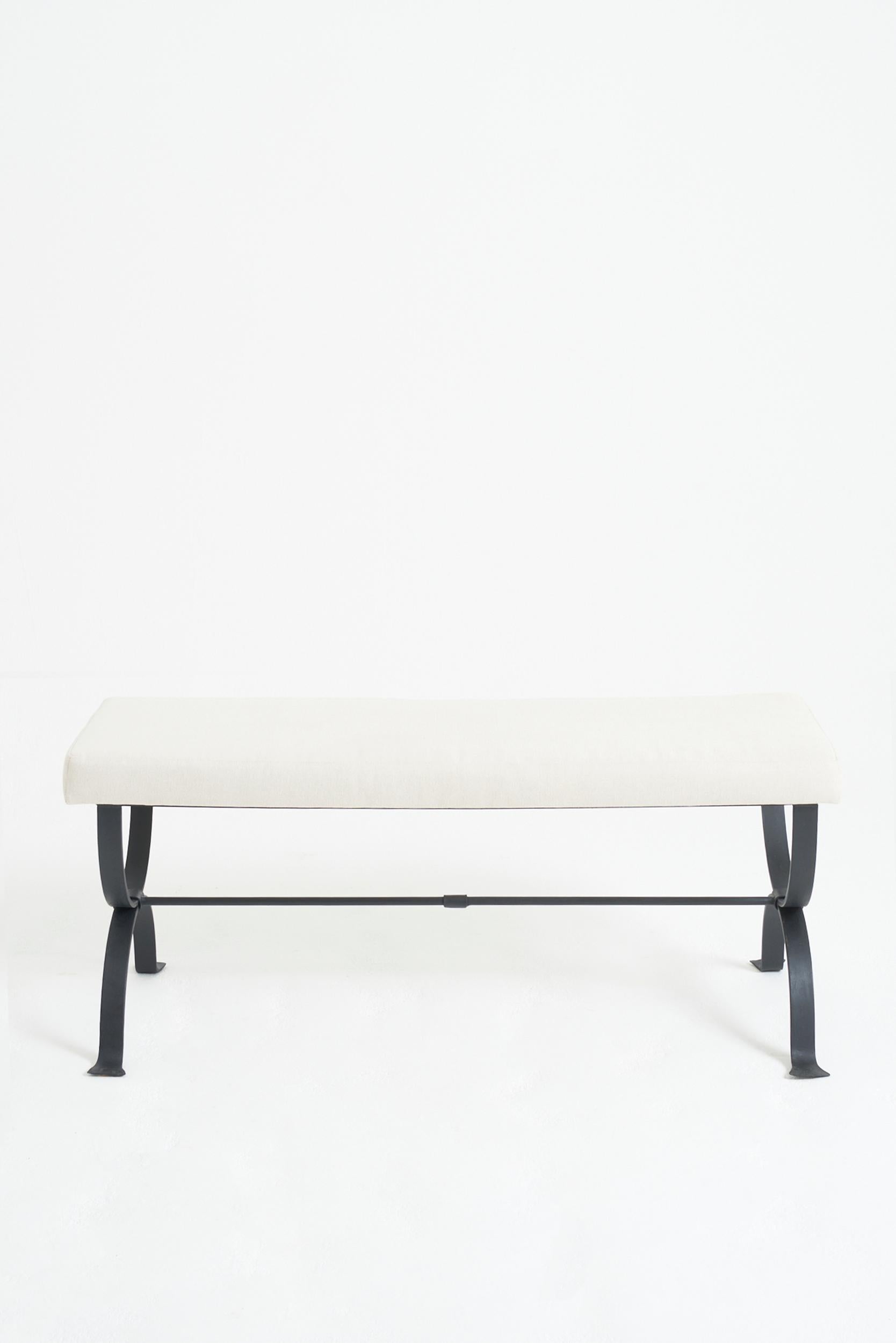 Spanish The 'Mahón' long stool, by Dorian Caffot de Fawes For Sale