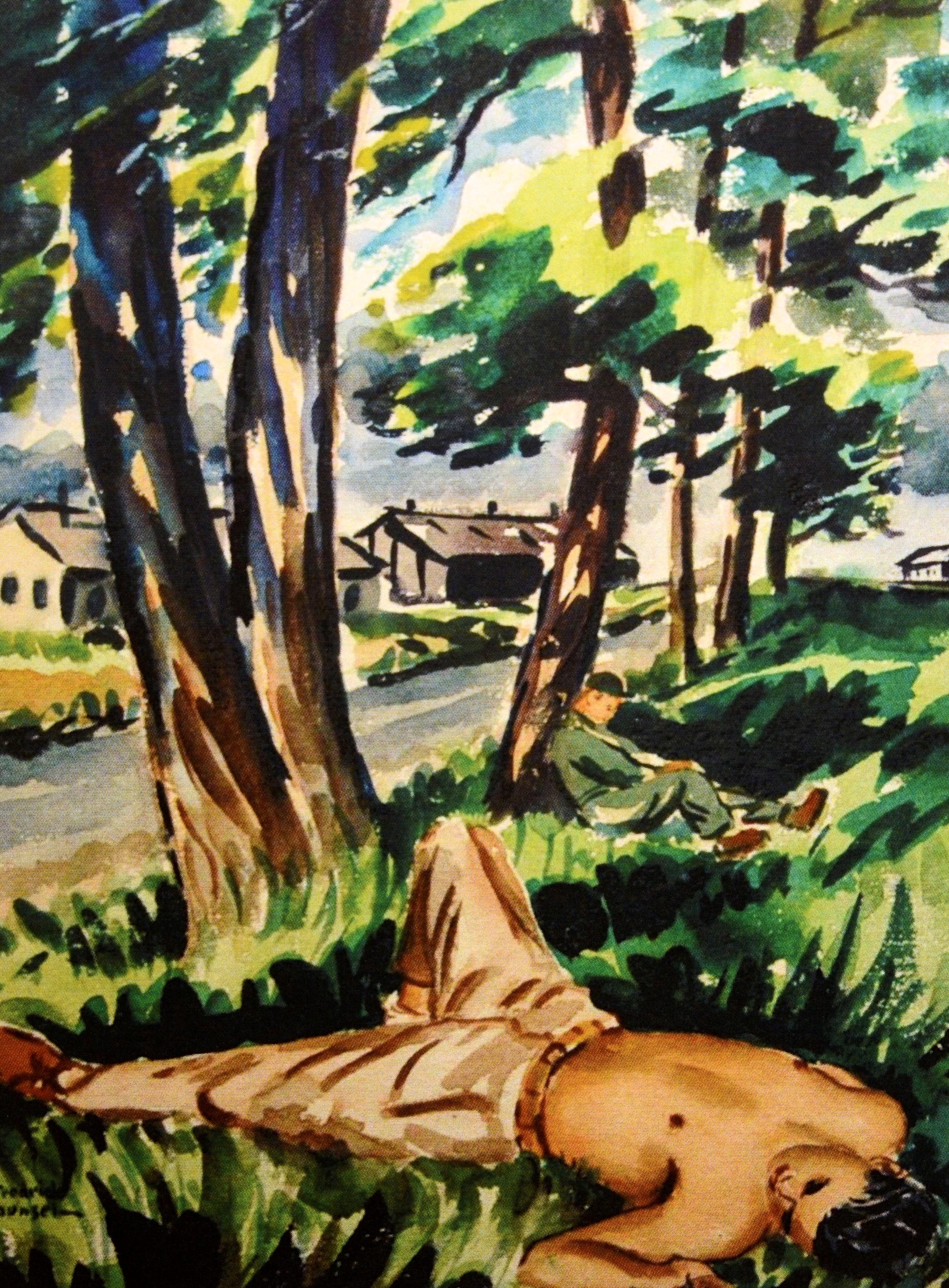 Making of an American Army: Das Kunstwerk von Frederick Counsel aus dem Zweiten Weltkrieg im Angebot 1