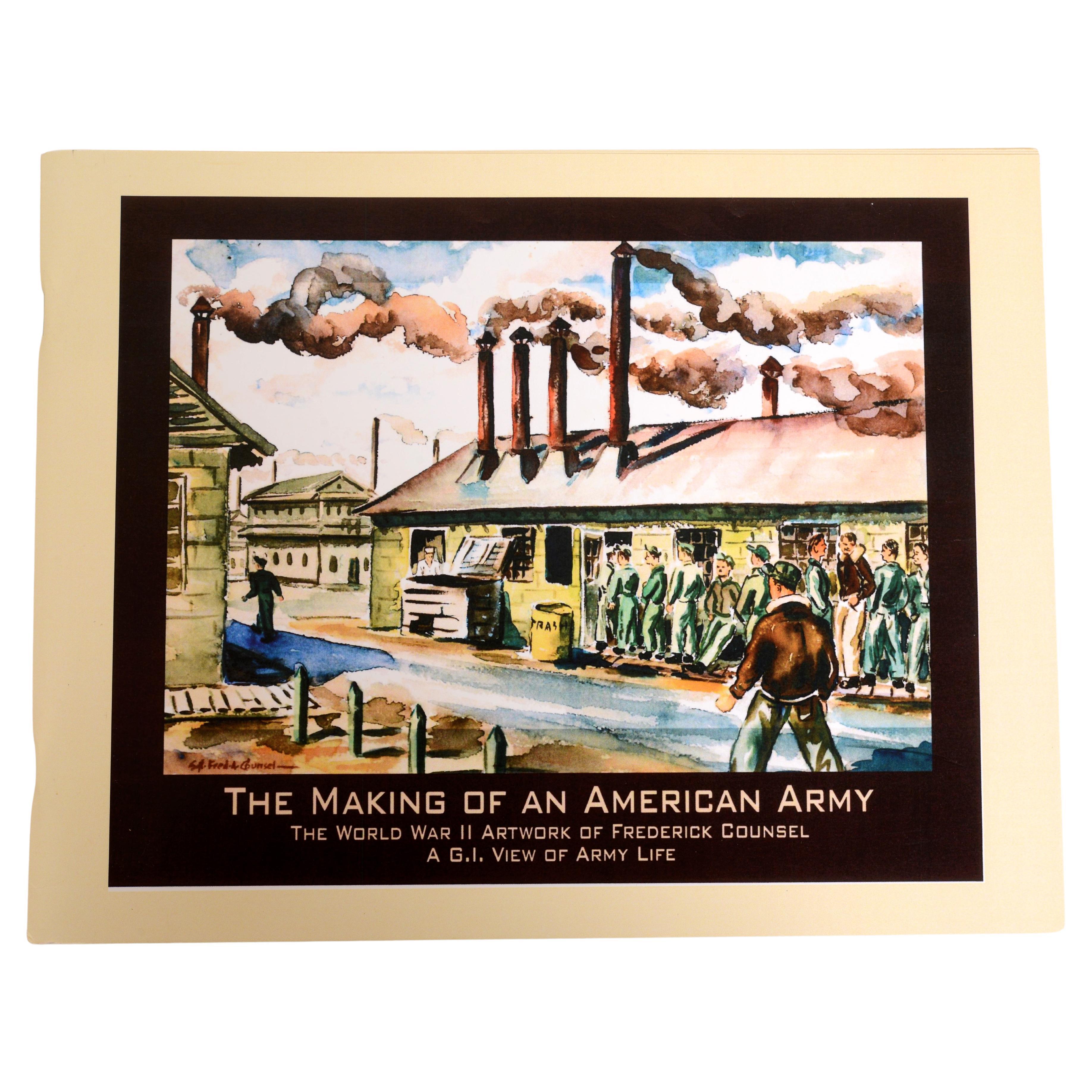 Making of an American Army: the World War II Artwork of Frederick Counsel  For Sale