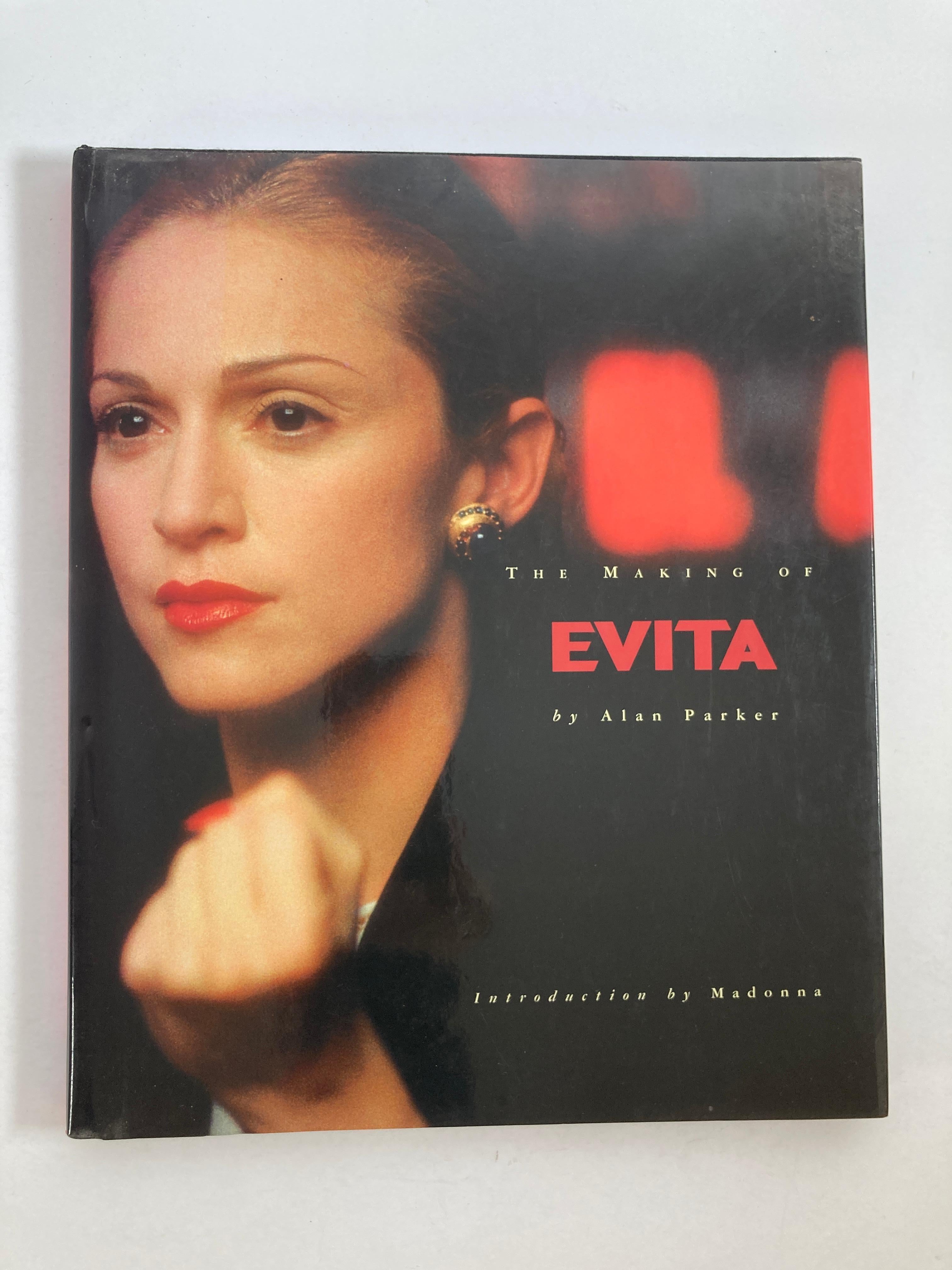 “The making of Evita Book by Alan Parker” coffee table book
Featuring an introduction by Madonna, the film's star, a behind-the-scenes account of the making of the forthcoming motion picture by its director features more than a hundred movie stills