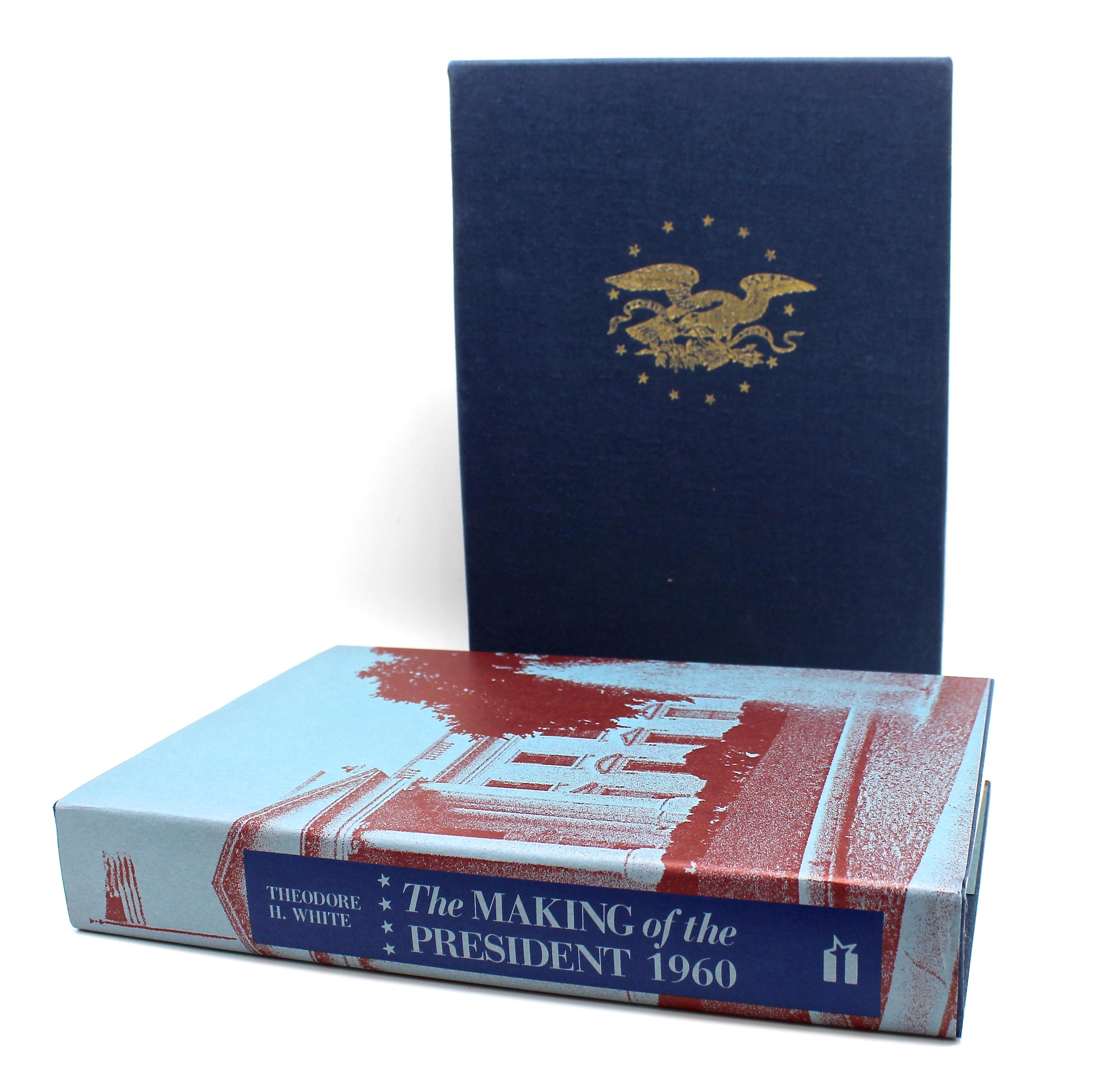 White, Theodore H. The Making of the President 1960. New York: The American Past, 1988. Book of the Month Club edition. Introduction by James Restion with original dust jacket, boards, and slipcase.

This Book of the Month Club edition of The Making