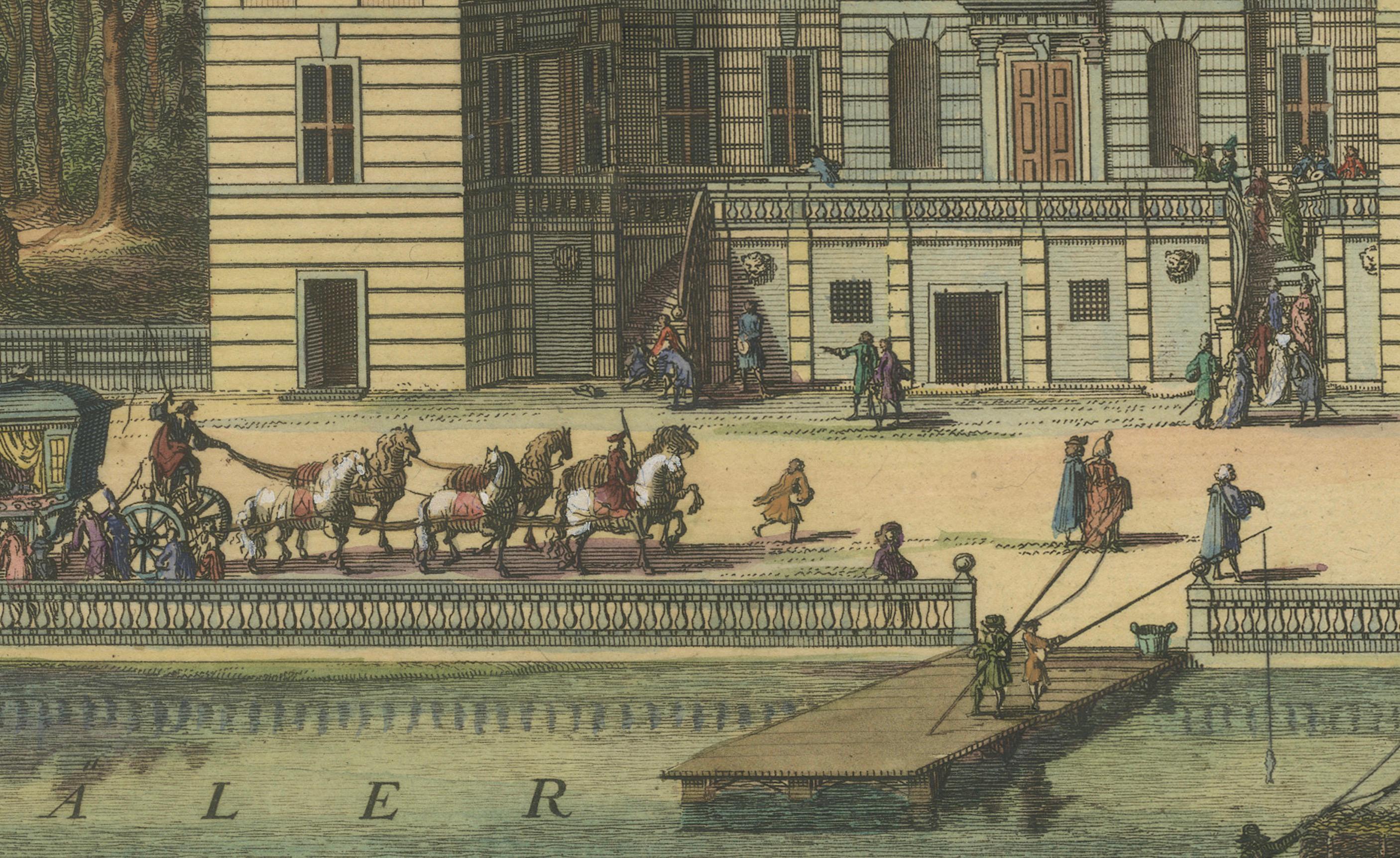 Paper The Mälsåker Estate in Dahlberg's 'Suecia Antiqua et Hodierna', 1690 For Sale